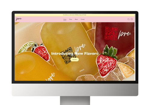 Web Development Package Example: Pre Drinks