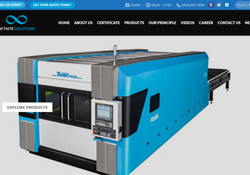 Web Design Package Example: Infynite Solutions: A Responsive Website That Look