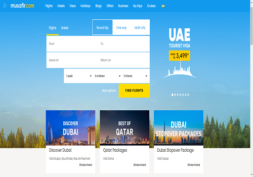 Custom Software Development Package Example: Musafir.com