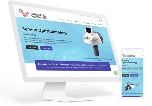 Social Media Marketing Package Example: Web Design & Development - Towa Sales Corporation