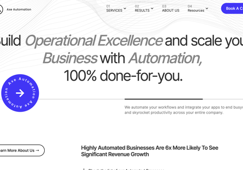 IT Staff Augmentation Package Example: Axe Automation