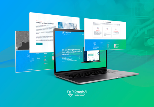 Web Design Package Example: Responsive WordPress Website for AI Company