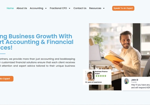 Custom Software Development Package Example: Growth Partner-CFO, Finance & Accounting Solutions
