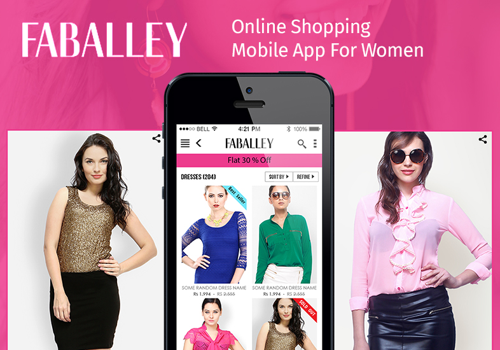 Mobile App Development Package Example: FabAlley - Online Shopping App