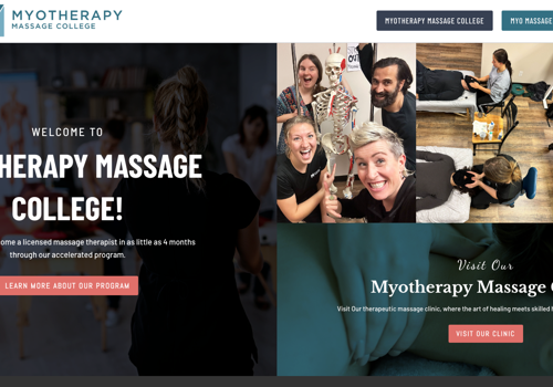Social Media Marketing Package Example: Website/SEO/SM Project - Myotherapy