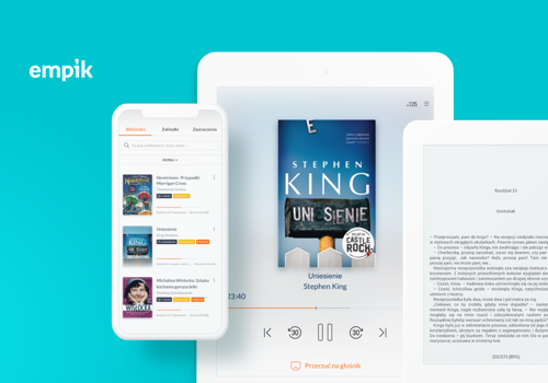Mobile App Development Package Example: EmpikGO - ebooks and audiobooks on mobile