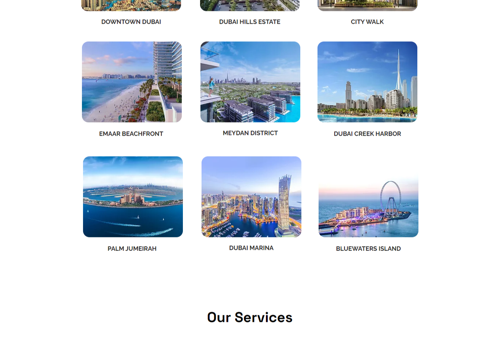 Web Design Package Example: Pearl Stone UAE  official Website