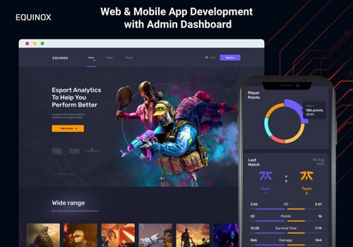 Web Design Package Example: Equinox