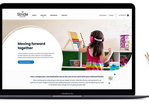 Branding Package Example: Stride Academy Branding & Website