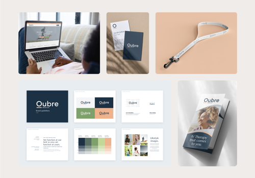 Branding Package Example: Brand Transformation for Oubre Medical