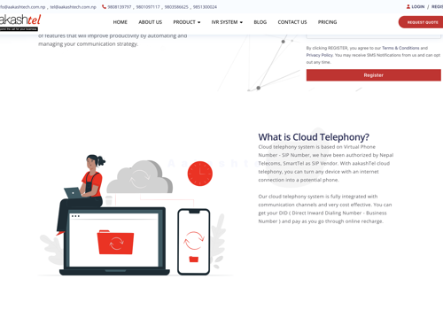 Web Development Package Example: Call Center Software Solution & Voice Broadcast