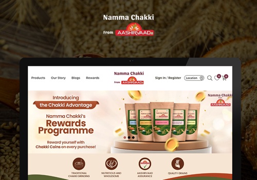 Web Development Package Example: Aashirvaad