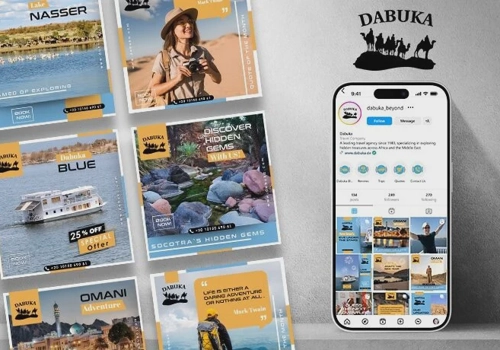 Digital Strategy Package Example: Dabuka Travel Social Media