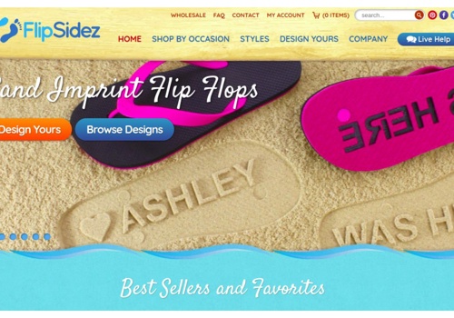 Web Development Package Example: FlipSidez - WordPress Website Development
