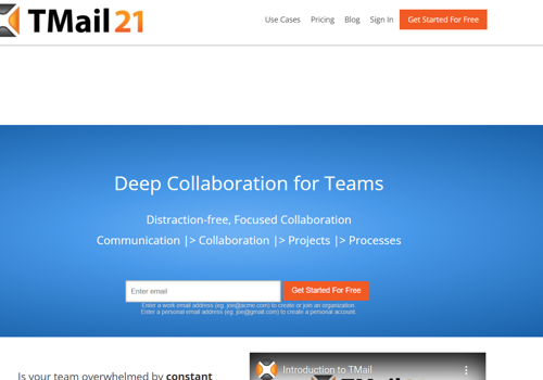 Web Development Package Example: Tmail21
