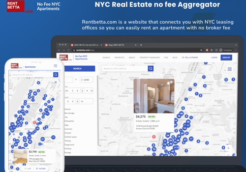 Web Development Package Example: NYC Real Estate no fee Aggregator