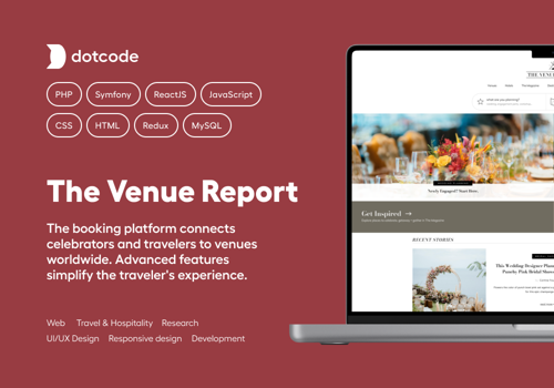 Web Design Package Example: Traveling Booking Platform