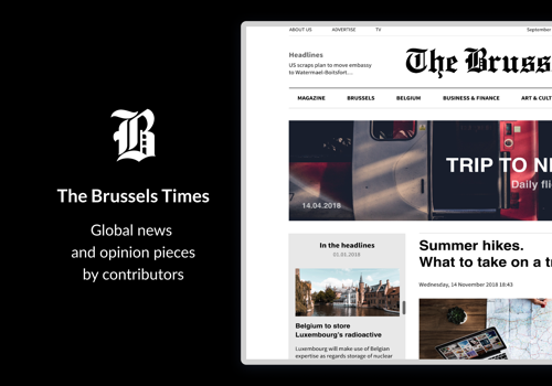 Web Development Package Example: Media portal for Brussels news