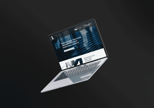 Web Design Package Example: IK Marketing Agency Website