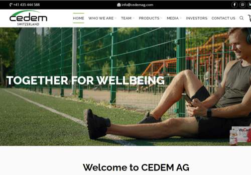 E-Commerce Development Package Example: Cedem AG Switzerland - Magento Website Development