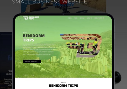 Web Design Package Example: Benidorm Trips Rentals Website Design