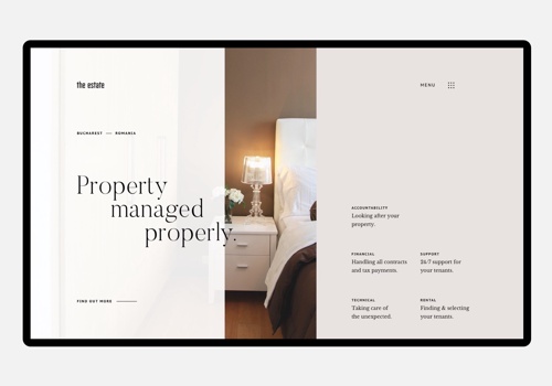 Custom Software Development Package Example: The Estate ~ Branding + Web Design