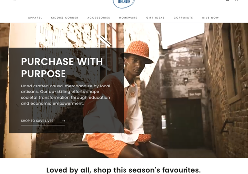 E-Commerce Development Package Example: Goodbye Malaria