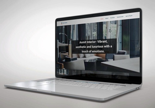 Web Design Package Example: Asmit Interior