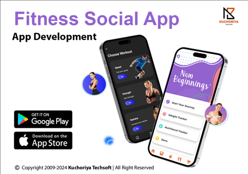 Mobile App Development Package Example: Fitness Social App