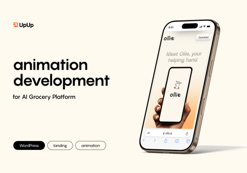 Web Development Package Example: Wordpress | GSAP | Animation | AI Grocery Platform