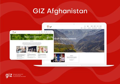 UX/UI Design Package Example: GIZ project