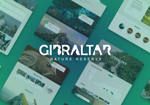 Web Design Package Example: Gibraltar Nature Reserve
