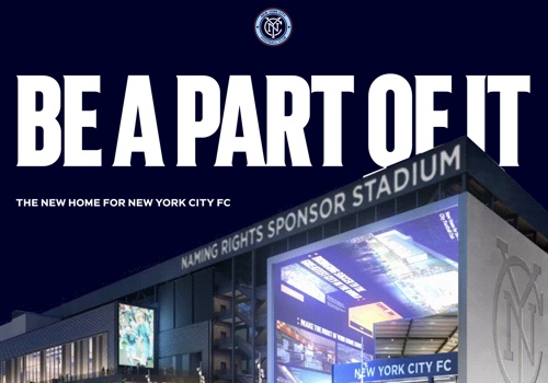 Web Design Package Example: New York City FC Stadium Website by DD.NYC®