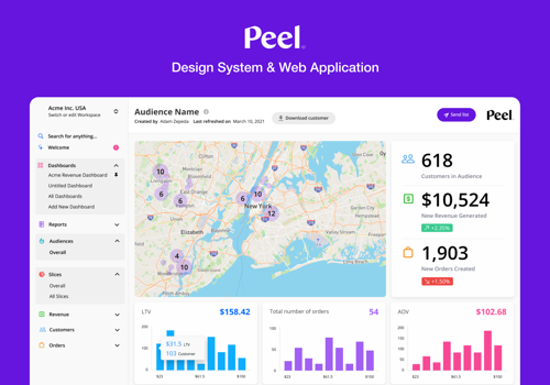 UX/UI Design Package Example: Automated Analytic tools for shopify