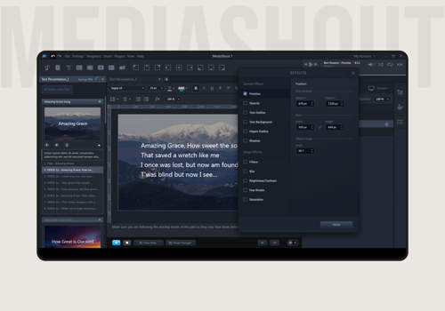 UX/UI Design Package Example: Mediashout