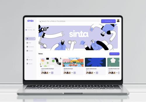 UX/UI Design Package Example: Sinta | HR, SaaS Platform