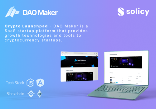 Custom Software Development Package Example: DAO Maker: Crypto Launchpad
