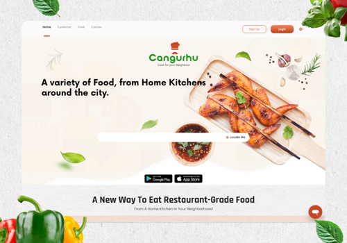 Mobile App Development Package Example: Cangurhu Website Development