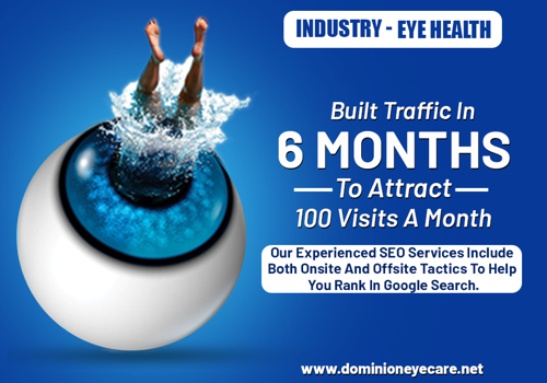 Search Engine Optimization Package Example: Increase in search visibility through SEO