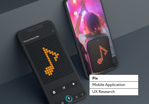UX/UI Design Package Example: PIX Backpack