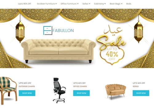 Search Engine Optimization Package Example: Website Design For Fabullon Brand