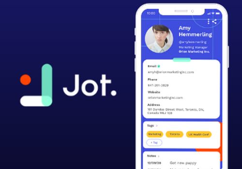 Mobile App Development Package Example: Jot
