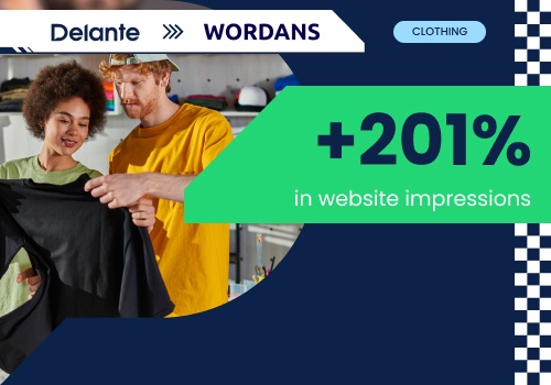 Search Engine Optimization Package Example: SEO for Wordans - NL & DE market