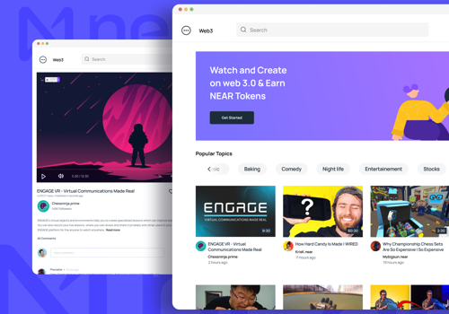 UX/UI Design Package Example: NEAR Foundation