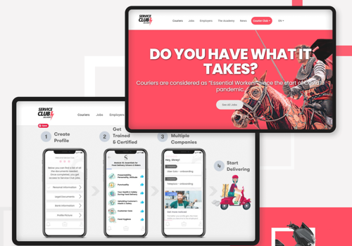 Custom Software Development Package Example: Service Club