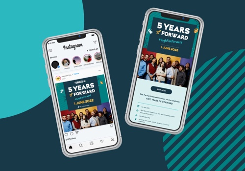 Content Marketing Package Example: Social media design + Email Marketing