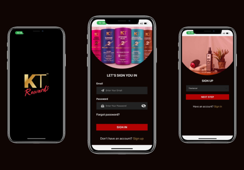 Mobile App Development Package Example: KT Rewards
