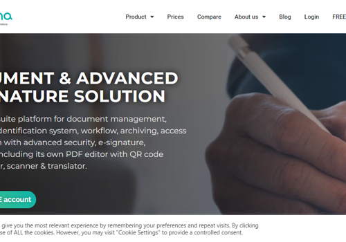 Web Development Package Example: Files DNA-DOCUMENT & ADVANCED E-SIGNATURE SOLUTION