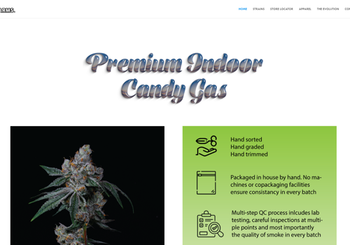 Web Design Package Example: Darwin Farms