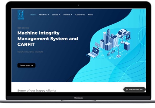 Web Design Package Example: Web Design and Development for OOS Venture Sdn Bhd